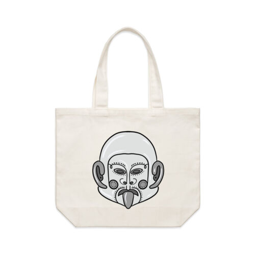 Asaro Mudman Tribal Tote Bag Thumbnail