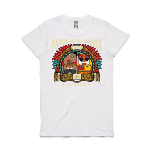 PNG Peles Bilong Mi Womens T Shirt - Mixed Provinces Thumbnail