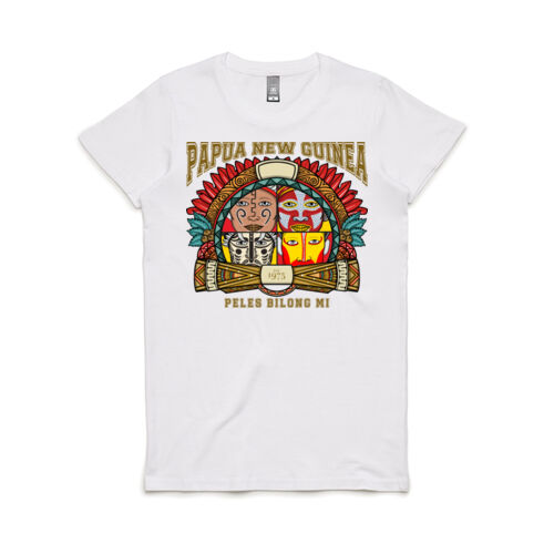 PNG Peles Bilong Mi Womans T Shirt - Mixed Provinces 2 Thumbnail