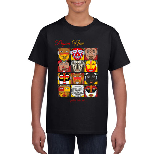 Faces of PNG Youth T Shirt Thumbnail